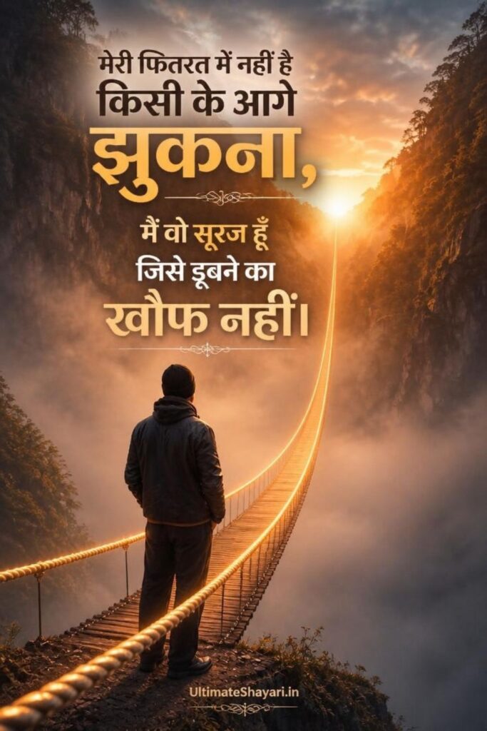Attitude Shayari image