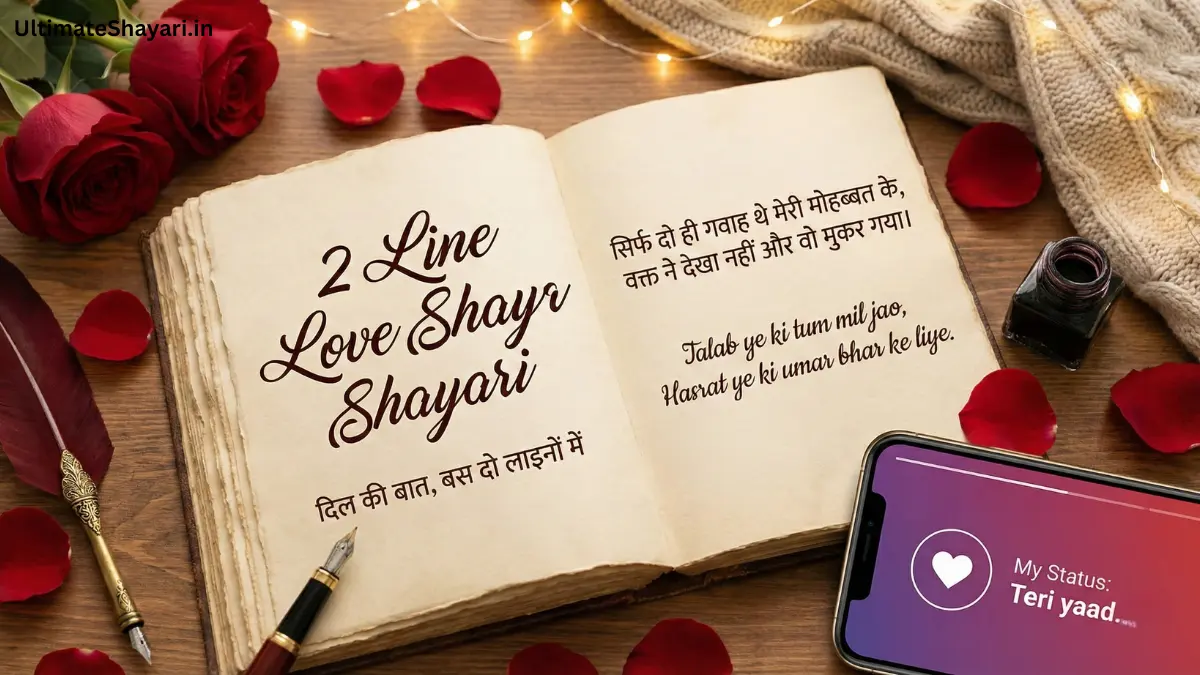 2 Line Love Shayari