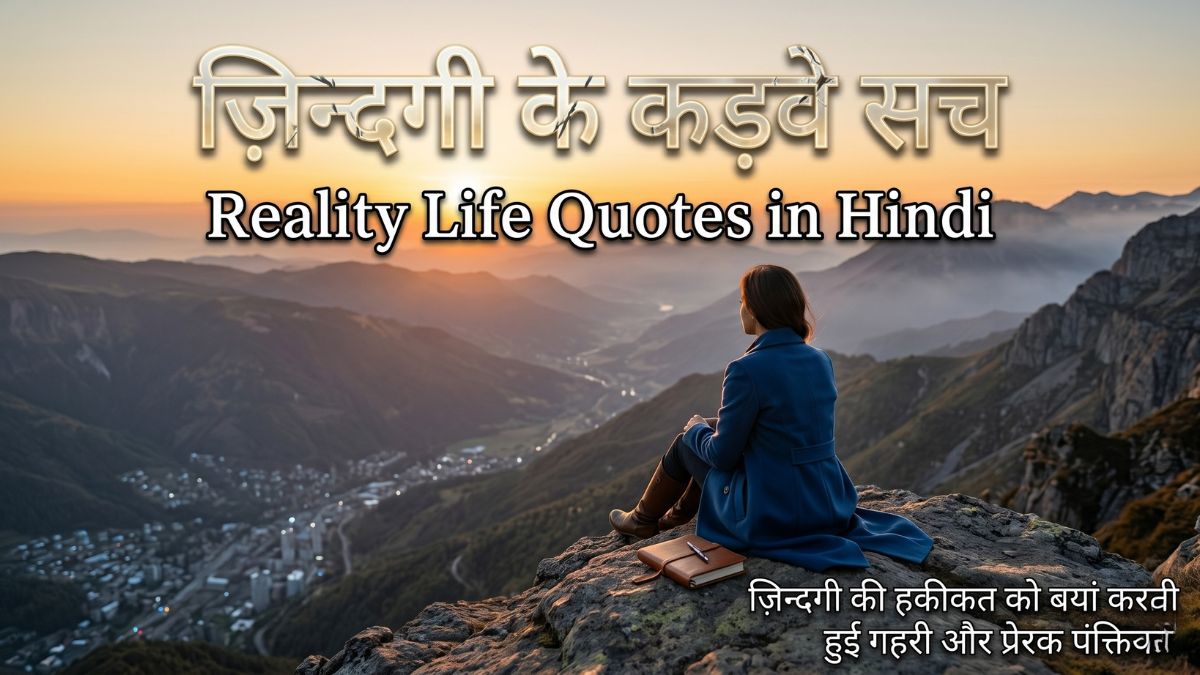 Reality Life Quotes in Hindi