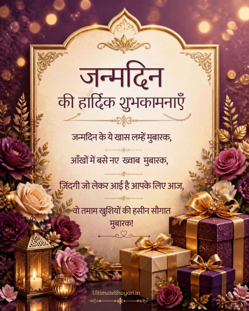 Hindi Birthday Shayari